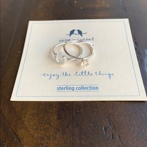 Chloe + Isabel “Best of Luck” Nesting Rings